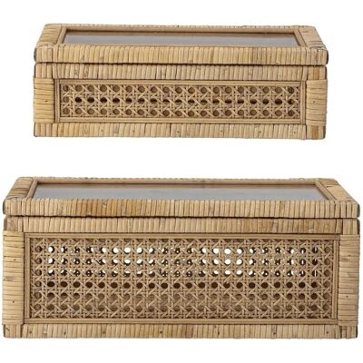 Bloomingville Lally Box Natur Rattan - Aufbewahrungsbox Bloomingville Lally Box Natur Rattan - Aufbewahrungsbox