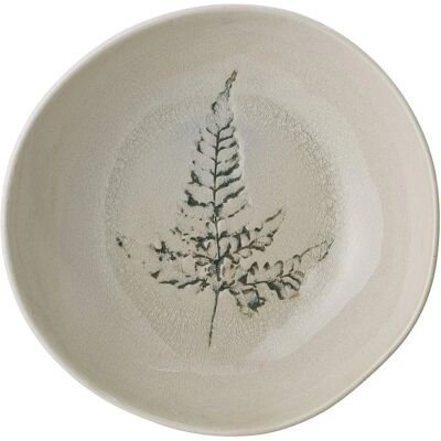 Piatto fondo Bea in gres Bloomingville - Naturale Piatto fondo Bea in gres Bloomingville - Naturale