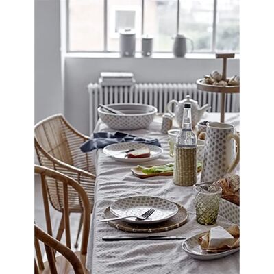 Set de 6 platos Elsa de Bloomingville, Ø25 cm, Gris Set de 6 platos Elsa de Bloomingville, Ø25 cm, Gris