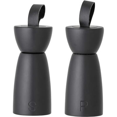 Bloomingville Hanif Salt- og Pepperkvern - Svart - Salt & Pepper Kvern Bloomingville Hanif Salt- og Pepperkvern - Svart - Salt & Pepper Kvern
