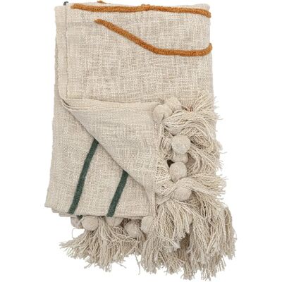 Bloomingville Manta de algodón natural - 150x125cm - Manta Bloomingville Manta de algodón natural - 150x125cm - Manta