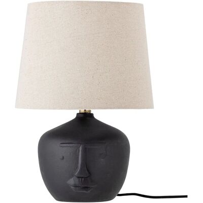 Lampe de Table Bloomingville Matheo - Design Visage - Noir/Terre Cuite Lampe de Table Bloomingville Matheo - Design Visage - Noir/Terre Cuite