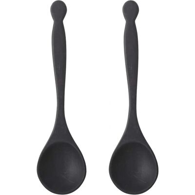 Cubiertos de ensalada Bloomingville Efi - Negro, 2 piezas Cubiertos de ensalada Bloomingville Efi - Negro, 2 piezas