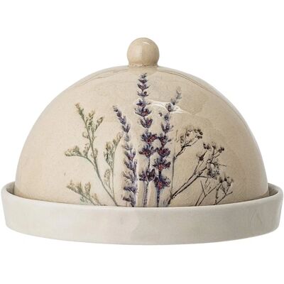Bloomingville Bea Butter Dish - Kukkomainos, Käsityö, Pohjoismainen Tyyli Bloomingville Bea Butter Dish - Kukkomainos, Käsityö, Pohjoismainen Tyyli