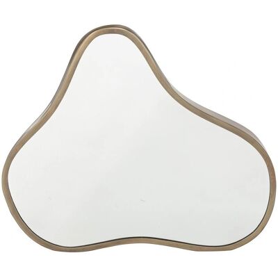 Bloomingville Messing Organische Form Spiegel - 41x52 cm - Wanddekoration Bloomingville Messing Organische Form Spiegel - 41x52 cm - Wanddekoration