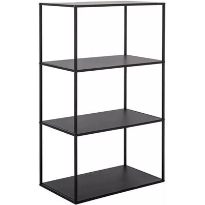 Bloomingville Ves Regal - Schwarzes Metall - Max 8kg - 60x103x35cm Bloomingville Ves Regal - Schwarzes Metall - Max 8kg - 60x103x35cm