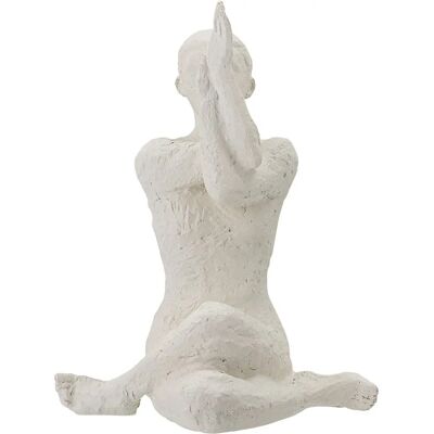 Bloomingville Adalina - Polyresin Decoratie, Wit, 23.5cm Bloomingville Adalina - Polyresin Decoratie, Wit, 23.5cm