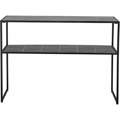 Table console Bloomingville June - Noir - Pierre - Publicité Table console Bloomingville June - Noir - Pierre - Publicité