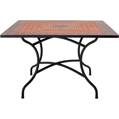 Creative Collection Hellen Esstisch - Stein, Rot, 110x110x75 cm Creative Collection Hellen Esstisch - Stein, Rot, 110x110x75 cm