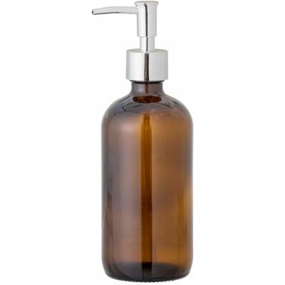 Distributeur de savon Bloomingville - 0,45 L Marron, Argent - Publicité Distributeur de savon Bloomingville - 0,45 L Marron, Argent - Publicité