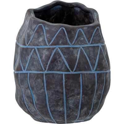 Bloomingville Ivo Keramikvase Blau - Dekoration Bloomingville Ivo Keramikvase Blau - Dekoration