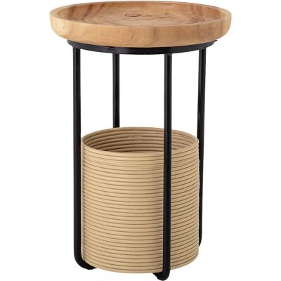 Table d'appoint ronde naturelle Bloomingville 82051693 - Table d'appoint - Publicité Table d'appoint ronde naturelle Bloomingville 82051693 - Table d'appoint - Publicité
