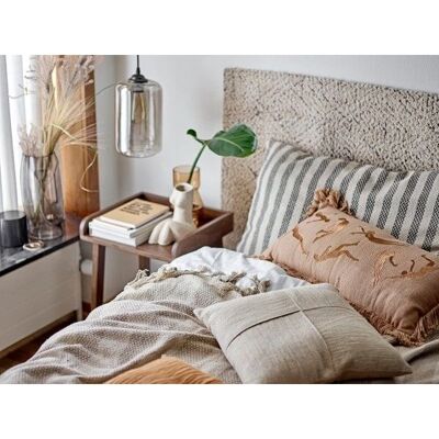 Bloomingville Saxo bomullsteppe - Naturlig - 75x245 cm Bloomingville Saxo bomullsteppe - Naturlig - 75x245 cm