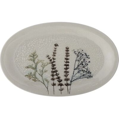 Bloomingville Bea naturlig beige keramisk serveringsfad - Serveringsfad Bloomingville Bea naturlig beige keramisk serveringsfad - Serveringsfad