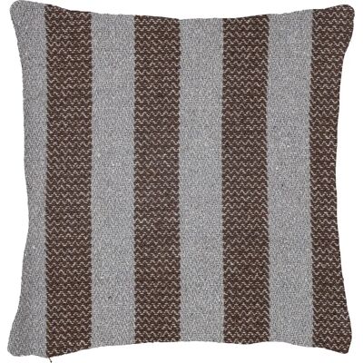Bloomingville Nann Kissen aus recycelter Baumwolle - 40x40cm - Dekokissen für Sofa oder Bett Bloomingville Nann Kissen aus recycelter Baumwolle - 40x40cm - Dekokissen für Sofa oder Bett