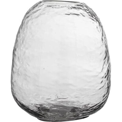 Vase en verre clair Bloomingville Taj - Forme organique unique Vase en verre clair Bloomingville Taj - Forme organique unique