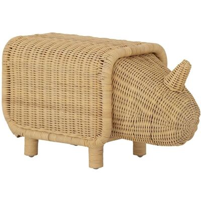 Soffe Rattan Aufbewahrhocker - Natur - Für Kinder & Erwachsene - Vielzweck Soffe Rattan Aufbewahrhocker - Natur - Für Kinder & Erwachsene - Vielzweck