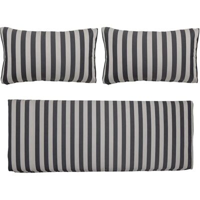 Bloomingville Mundo Kissenbezug-Set - Schwarz Bloomingville Mundo Kissenbezug-Set - Schwarz