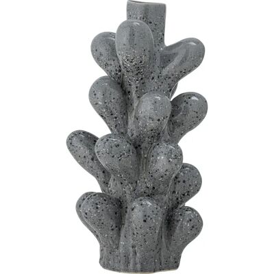 Bloomingville Innes Vase - Organische Blaue Keramik H36,50cm - Vase Bloomingville Innes Vase - Organische Blaue Keramik H36,50cm - Vase