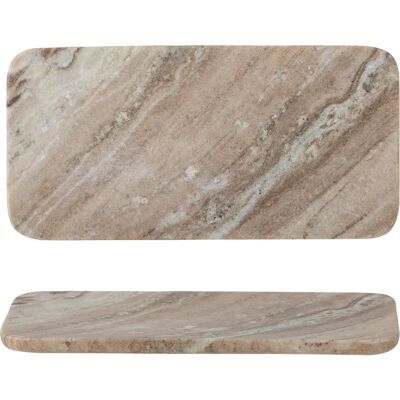 Bloomingville Manuela Marmortablett - 15x30,5 cm Braun Bloomingville Manuela Marmortablett - 15x30,5 cm Braun