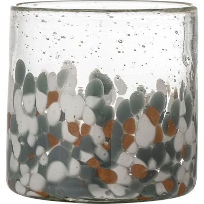 Bloomingville Lindie Kerzenhalter - Braun - 12cm x 12cm Bloomingville Lindie Kerzenhalter - Braun - 12cm x 12cm