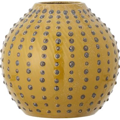 Creative Collection Toofan Vase - Steinzeug, Gelb, 27,5x26cm Creative Collection Toofan Vase - Steinzeug, Gelb, 27,5x26cm