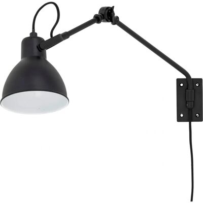 Creative Collection Jili Vegglampe - Svart Metall Creative Collection Jili Vegglampe - Svart Metall