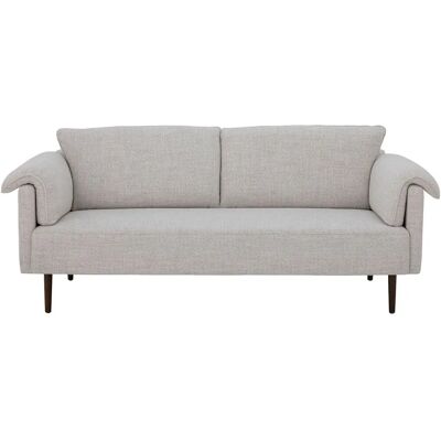Bloomingville Chesham Sofa - Weiß Polyester - 3-Sitzer Bloomingville Chesham Sofa - Weiß Polyester - 3-Sitzer