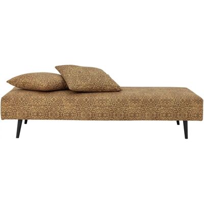 Bloomingville Gulli Daybed - Baumwolle, Gelb, 200x80x43cm Bloomingville Gulli Daybed - Baumwolle, Gelb, 200x80x43cm