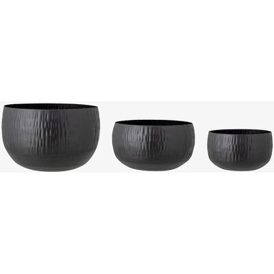 Bloomingville Abisha plantlåda set - Svart - Modern trädgårdsdekor Bloomingville Abisha plantlåda set - Svart - Modern trädgårdsdekor