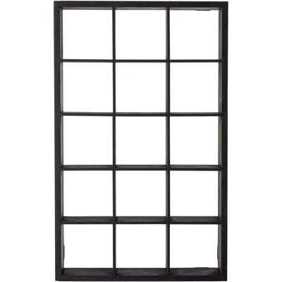 Bloomingville Olinn Hylla - Svart - Trävågsförvaring 66x41cm Bloomingville Olinn Hylla - Svart - Trävågsförvaring 66x41cm