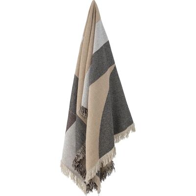 Plaid Tasja Multicolore de Bloomingville - 130x150 cm - Publicité Plaid Tasja Multicolore de Bloomingville - 130x150 cm - Publicité