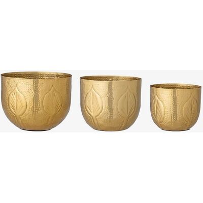 Bloomingville Bati Messing Blumentopf-Set - 3 Stück Bloomingville Bati Messing Blumentopf-Set - 3 Stück