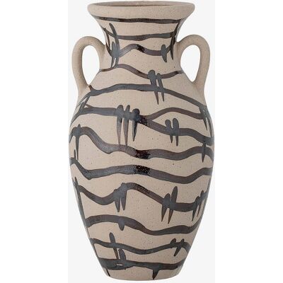 Bloomingville Vase Ohana - Blau Abstrakt - 16,5cm Bloomingville Vase Ohana - Blau Abstrakt - 16,5cm