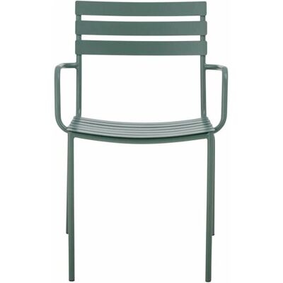 Chaise d'extérieur empilable verte Bloomingville Monsi - Chaise - Publicité Chaise d'extérieur empilable verte Bloomingville Monsi - Chaise - Publicité