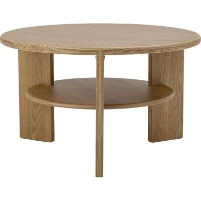 Bloomingville Lourdes - Ronde houten salontafel - ø72cm - Beige Bloomingville Lourdes - Ronde houten salontafel - ø72cm - Beige