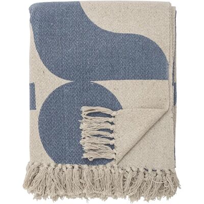 Bloomingville - Agno Decke - Blu - 160x130 cm - Throw blanket Bloomingville - Agno Decke - Blu - 160x130 cm - Throw blanket