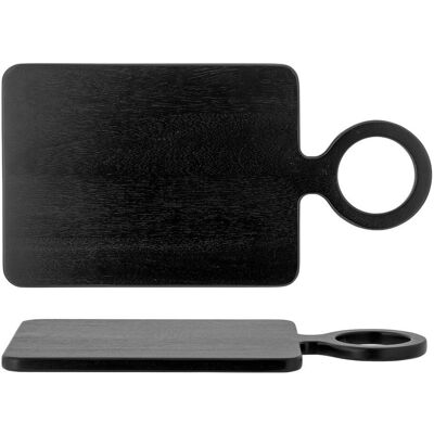 Bloomingville Hombre Schwarzes Mangoholz Schneidebrett - 21,5x42cm Bloomingville Hombre Schwarzes Mangoholz Schneidebrett - 21,5x42cm
