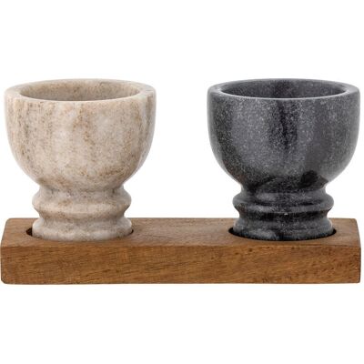 Bloomingville Inesa Salt & Pepper Kjele - Marmor, Natur Bloomingville Inesa Salt & Pepper Kjele - Marmor, Natur