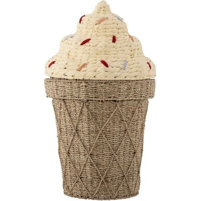 Panier de rangement Bloomingville Cillie - 40x72 cm - Naturel - Publicité Panier de rangement Bloomingville Cillie - 40x72 cm - Naturel - Publicité