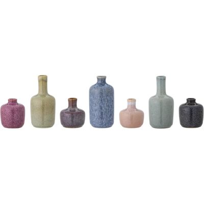 Bloomingville Maien Vase - Bunte 7er Set aus Steingut Bloomingville Maien Vase - Bunte 7er Set aus Steingut