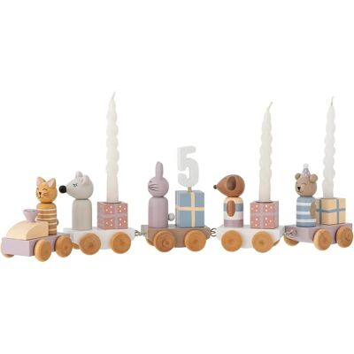 Bloomingville Junaid 38cm Tren de Naștere Roz - Decorație de Petrecere Bloomingville Junaid 38cm Tren de Naștere Roz - Decorație de Petrecere
