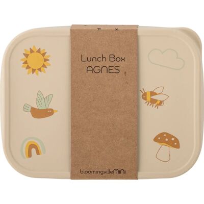 Bloomingville Mini Agnes Lunchbox - Natur - Rustfritt stål Bloomingville Mini Agnes Lunchbox - Natur - Rustfritt stål