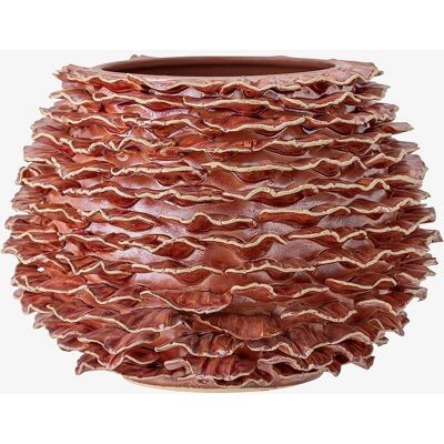 Vase Morwen de Bloomingville - Marron - Céramique artistique - 22x16cm - Publicité Vase Morwen de Bloomingville - Marron - Céramique artistique - 22x16cm - Publicité