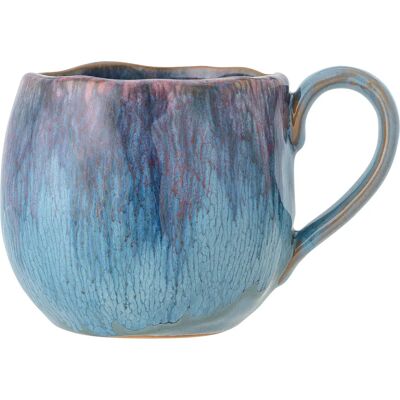 Mug Estella Bleue en Céramique Bloomingville - Tasse - Publicité Mug Estella Bleue en Céramique Bloomingville - Tasse - Publicité