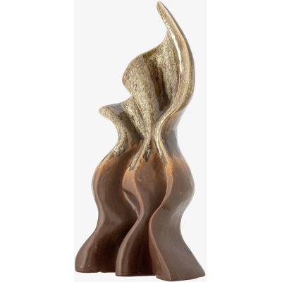 Flood Skulptur fra Bloomingville - Brun - 12x12x40cm - Dekorativt Objekt Flood Skulptur fra Bloomingville - Brun - 12x12x40cm - Dekorativt Objekt