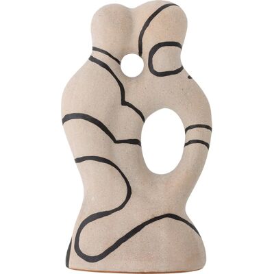 Bloomingville Eugenie Deco - Design ondulé - Naturel - Objet décoratif - Publicité Bloomingville Eugenie Deco - Design ondulé - Naturel - Objet décoratif - Publicité
