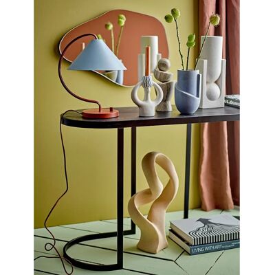 Lampe de table rouge Bloomingville Janya - Lampe de nuit Lampe de table rouge Bloomingville Janya - Lampe de nuit
