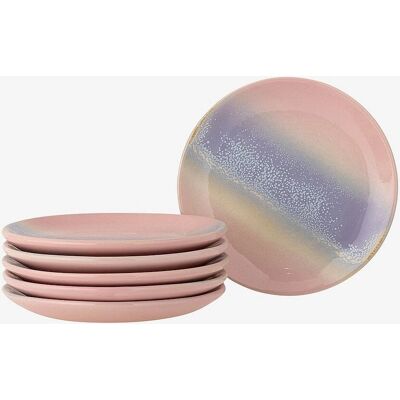 Bloomingville Safie Rosa Steingods Tallerkener - 6 stk Bloomingville Safie Rosa Steingods Tallerkener - 6 stk
