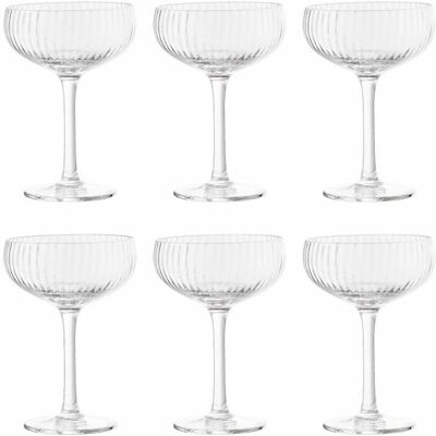 Bloomingville Astrid Samppanja- laseja - 6 kpl - 250 ml Bloomingville Astrid Samppanja- laseja - 6 kpl - 250 ml